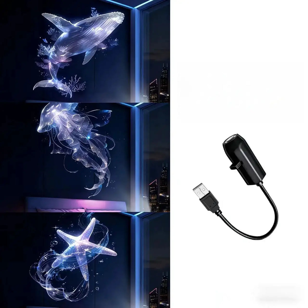 Led Usb Projector - Adjustable Night Glow — product view 11