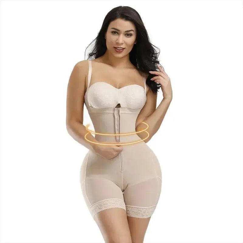 Detachable Straps Full Body Shaper For Tummy Slimming