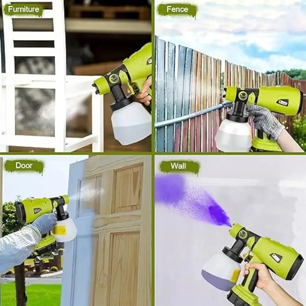Cordless 800ml Electric Paint Sprayer Makita Dewalt Bosch