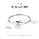 Bracelet Sterling Silver Snowflake Heart