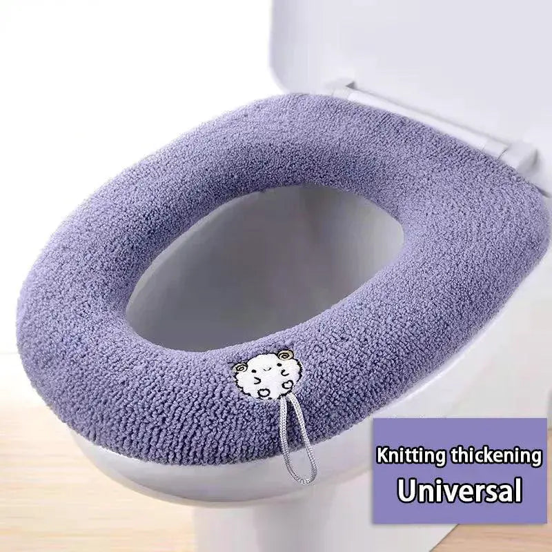 Winter Comfort Bidet Set Soft Antibacterial Toilet Cover