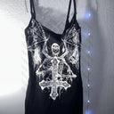 Graphic Harajuku Dress for Punk Women