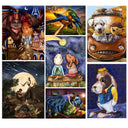 Dog Animals Jigsaw Puzzle Toy for Relaxation and Learning