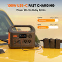 Jackery Portable Power Station Explorer with Extension