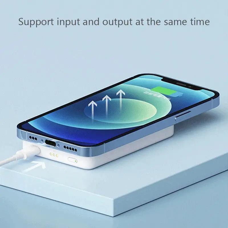 5000mAh MagSafe Magnetic Wireless Power Bank for iPhone