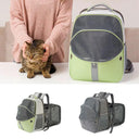Pet Backpack: Expandable Escape-Proof Carrier for Travel