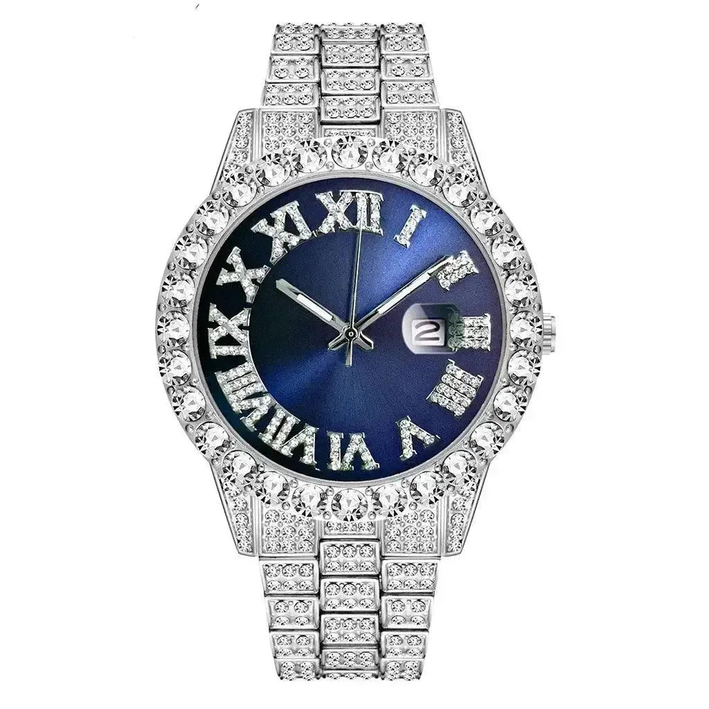 Diamond Watch for Men with Bling Glow — product view 1