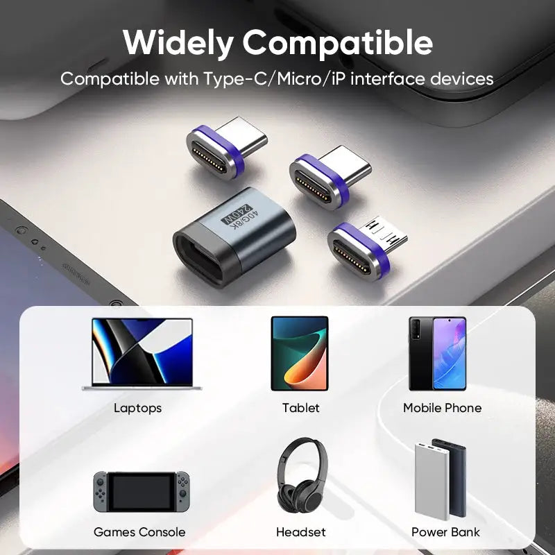 Magnetic USB C Adapter Fast Charge — product view 6