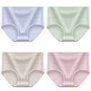 ZJX 4Pcs Set High Waist Cotton Women Panties Plus Size Body Shaper