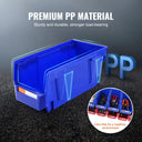Stackable Plastic Parts Bin Organizer