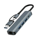 High Speed USB C Hub Ethernet Dock