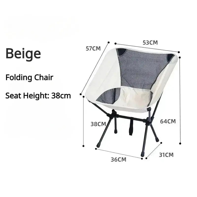Portable Camping Moon Chair Ultralight Detachable Seat