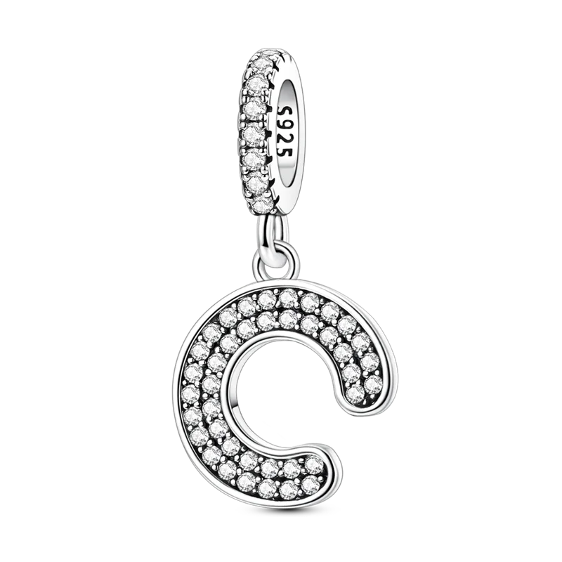 A-z Alphabet Charm Bead Sterling