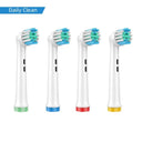 4PCS Dupont Bristle Electric Toothbrush Heads Whiten Teeth