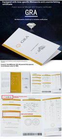 1.18 Carat S925 Silver Fringe Ear Clips Minimalist Moissanite Earrings Women