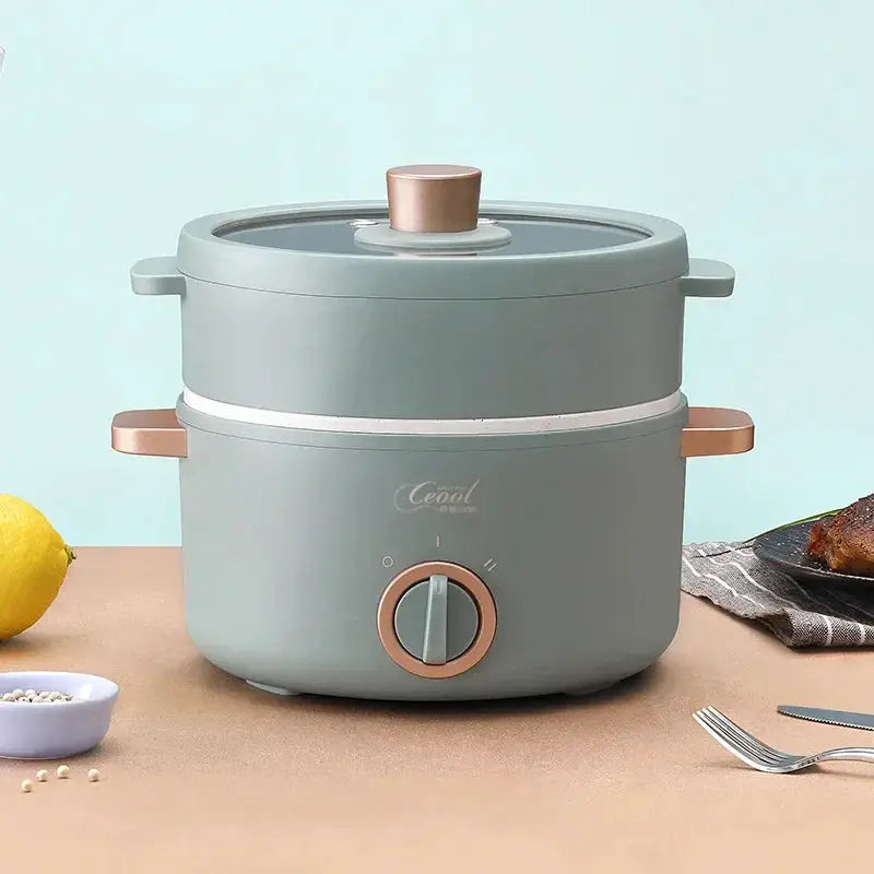 Portable 1.5L Multi Function Rice Cooker Pot All In One - OurLum.com