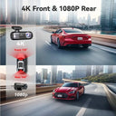 Safer Driving 4K Dash Cam for Night Use