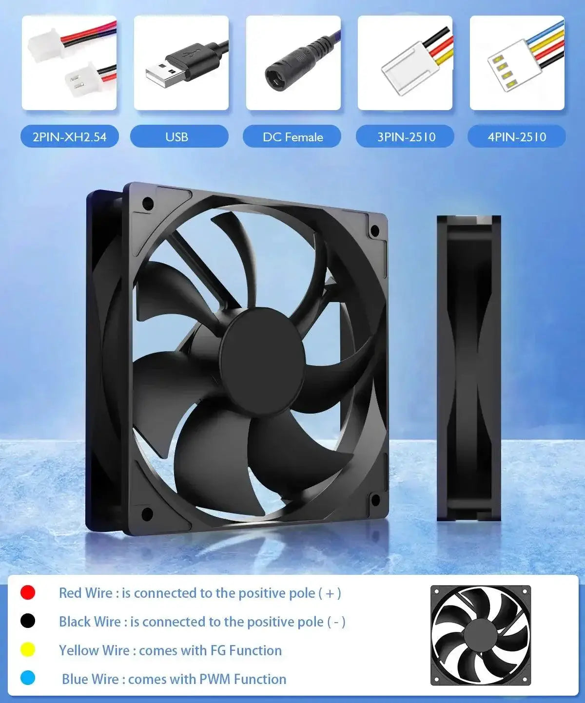 120mm USB PC Cooler for High Performance Computer Cooling