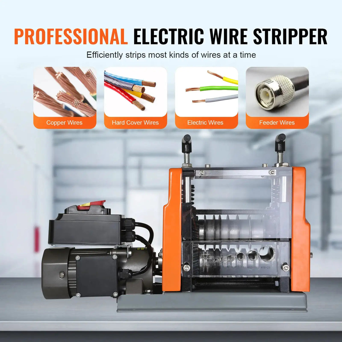 Electric Wire Stripper Cast Iron — product view 2