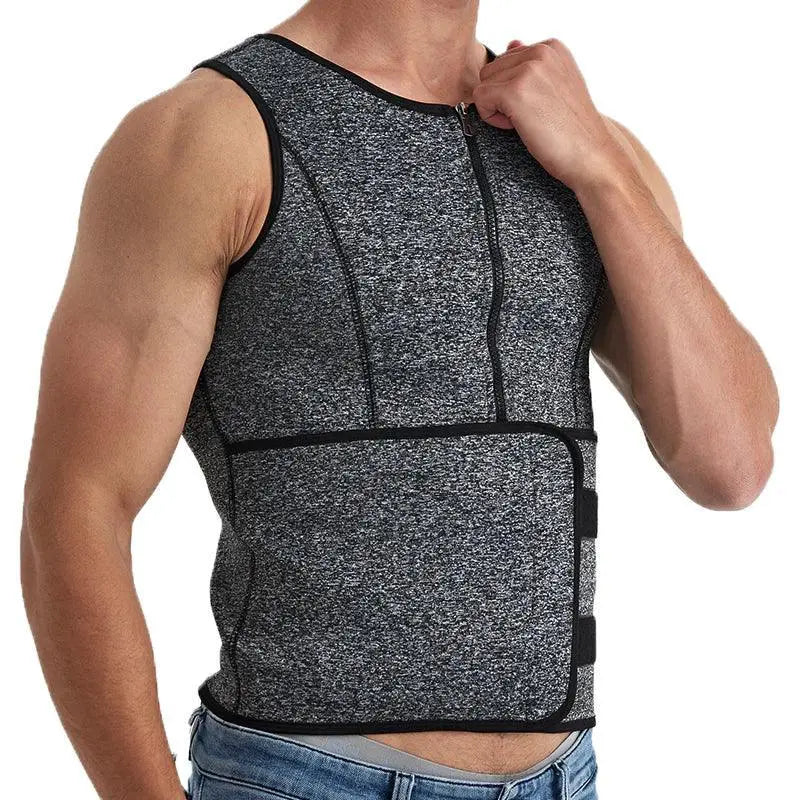 Mens Sauna Sweat Vest For Fat Loss And Goal Achievement