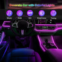 LED Car Ambient Lights Bluetooth RGB