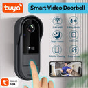 XBIBI Tuya WiFi doorbell, Smart Video Doorbell Camera, 2-way Intercom, Night Vision, microSD/cloud, waterproof, long standby, Wireless Security Camera, Rechargeable Battery