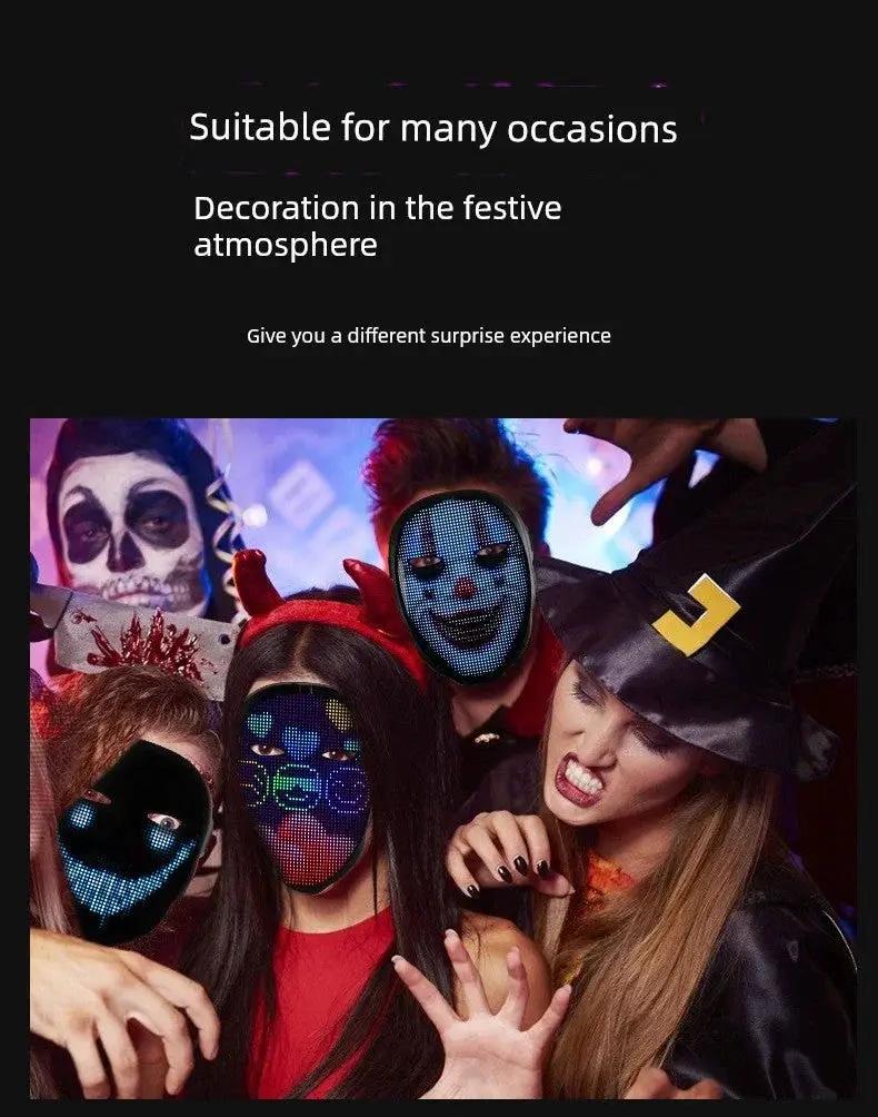LED Mask for Cosplay Fans Dynamic Faces — product view 19