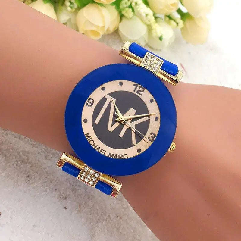TVK Black Luxury Fashion Watch Elegant Timepiece for Women