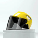 Lightweight Rainproof Half Helmet for Electric Bike & Motorcycle - Unisex All-Season Safety Cap with Sun Protection