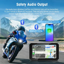 Touch Screen Motorcycle CarPlay Screen Support Wireless CarPlay