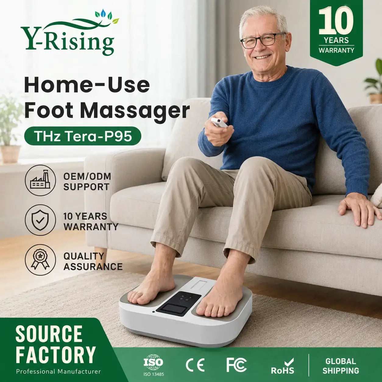 2026 Latest Version Terahertz Foot Massager & Facial Massage Brush (P90 Plus Thz Life) Professional Health System Equipment