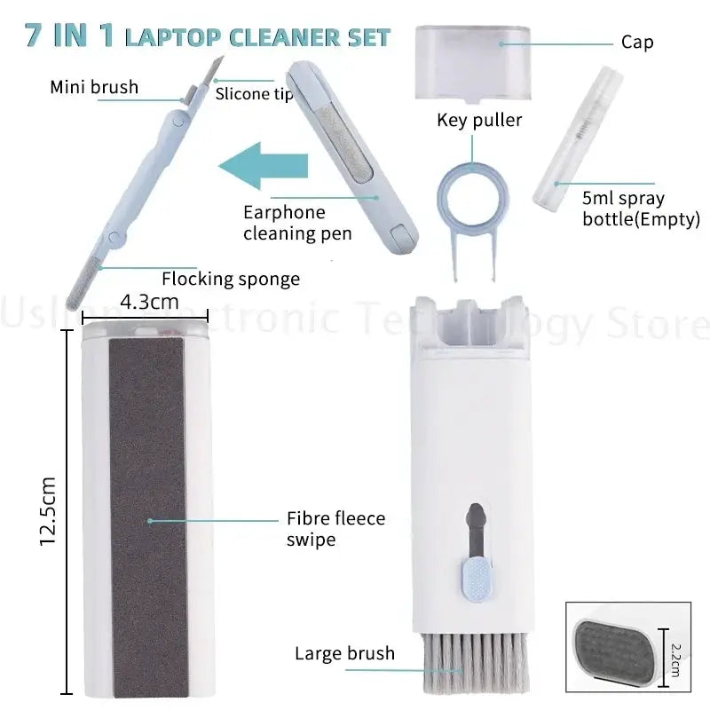 7-In-1 Keyboard Cleaner Kit For Devices And Electronics