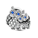 Charm Beads Sterling Silver Pink