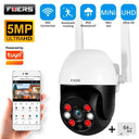 Fuers 8MP 4K Outdoor Security Camera With AI Tracking 355 Pan Night Vision