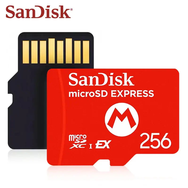 SanDisk MicroSD Express Memory Card for Nintendo Switch 2 256GB Micro SD Card Professional Switch2 Storage Card MicroSDXC Cards