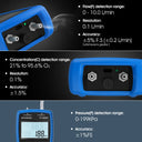 Handheld Ultrasonic Oxygen Detector, Flow/Concentration/Pressure