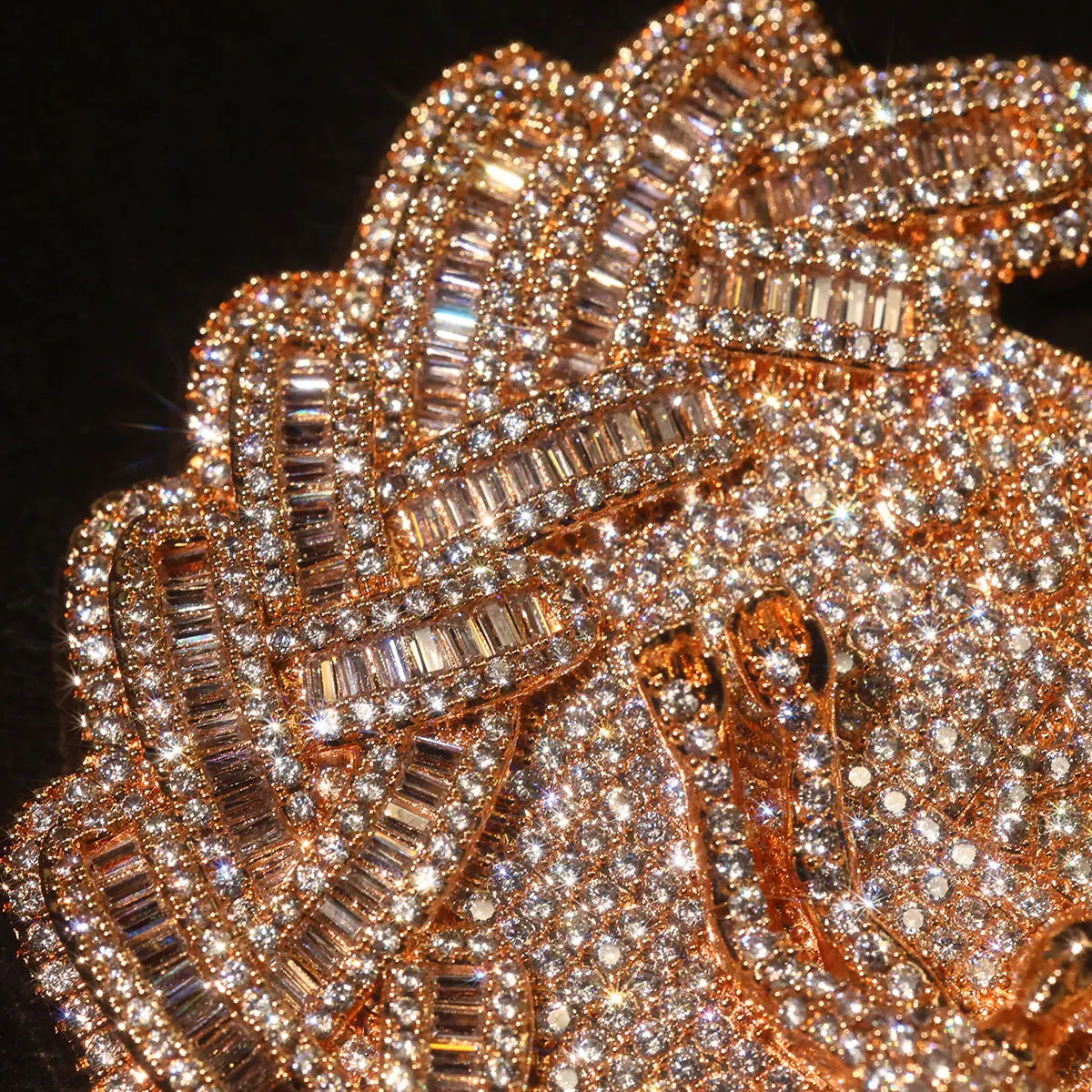 Iced Out Angel Wheat Wreath