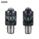 LED Motorcycle Light Bulb LED Fisheye Lens Dual Color White
