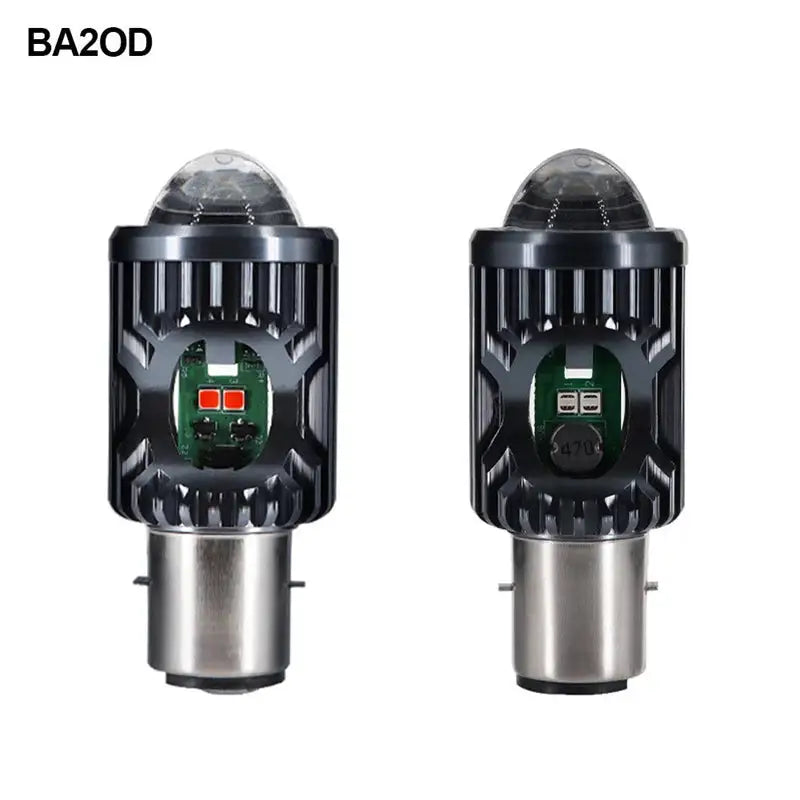 LED Motorcycle Light Bulb LED Fisheye Lens Dual Color White — product view 8