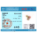 Silver Plated Charm: Pink Butterfly Flower Beads for Jewelry