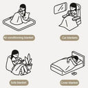 Warmth Bedspread Throw for Cold Nights