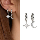Sterling Silver Earrings Piercing Vintage