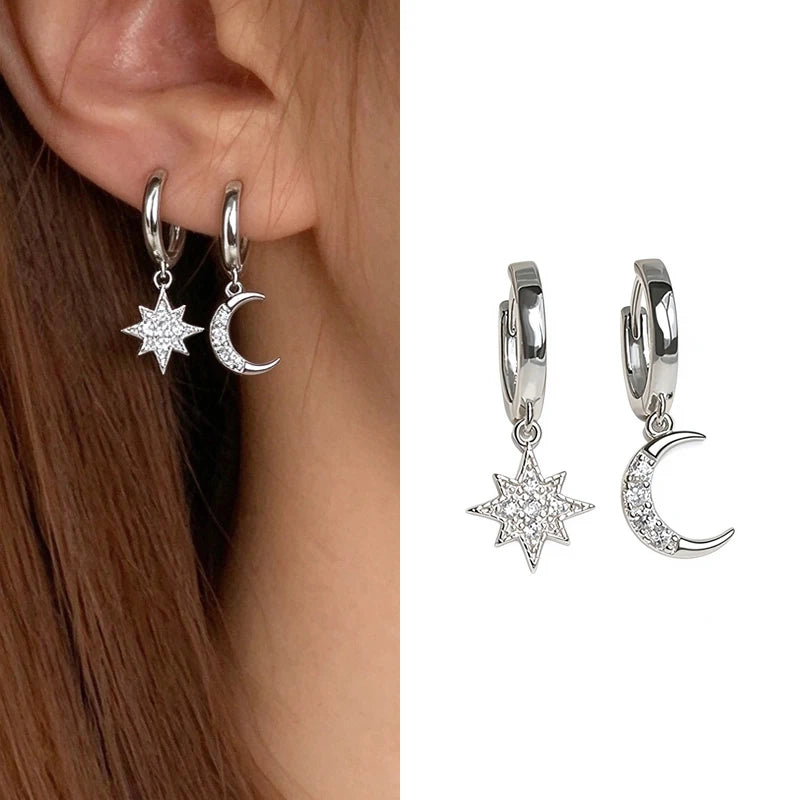 Sterling Silver Earrings Piercing Vintage