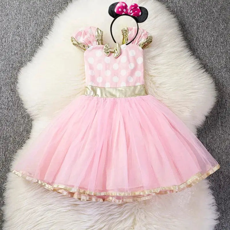 Charming Polka Dot Baby Princess Dress Halloween Christmas