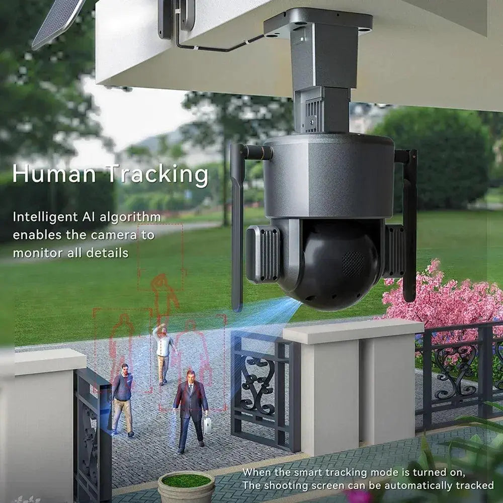 Solar Wireless Camera With Advanced Human Detection System