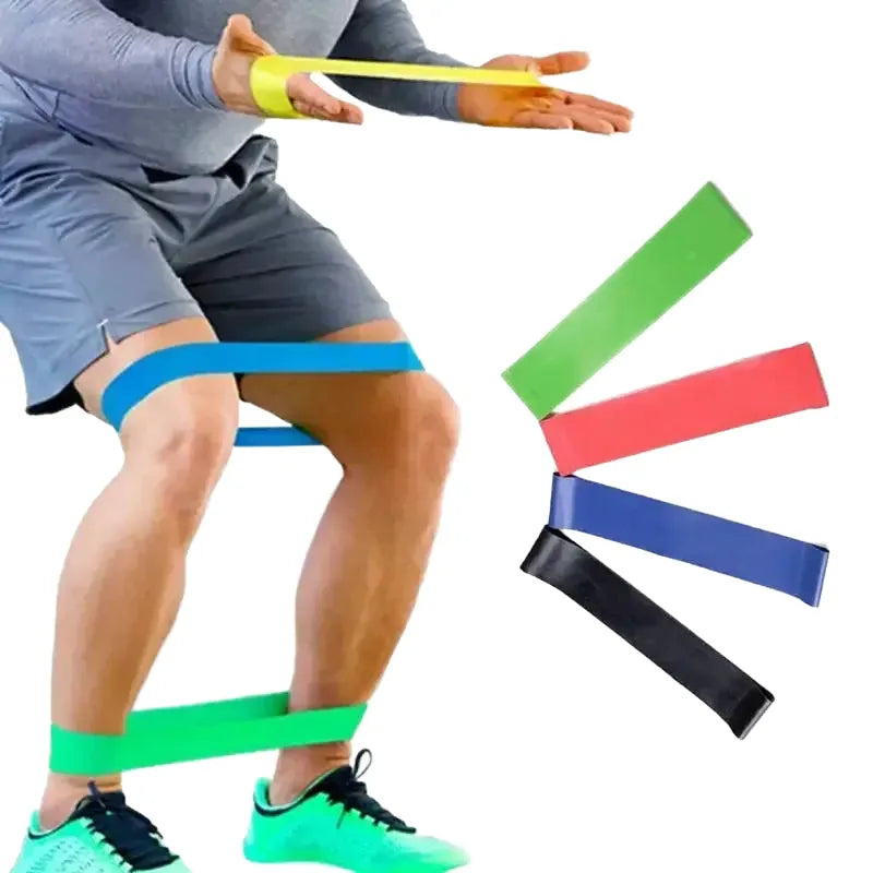 Piece Colorful TPE Resistance Bands Set For Home Fitness — product view 1