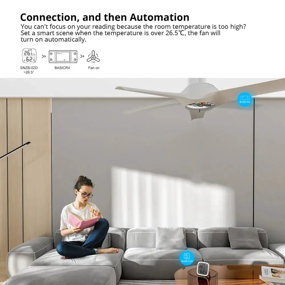 1-10PCS SONOFF BASICR4 WiFi Smart Switch ESP32 Magic Switch Mode Reliable Safe EWeLink Remote Control with S-MATE2 Alexa Google