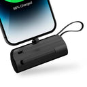 Mini Power Bank - Built In Cables Digital Display