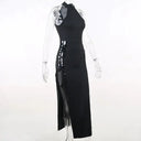 Contoured Goth Bandage Dress For Cosplay