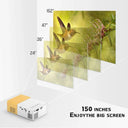 YG300 Mini Projector Portable Home Theater 3D Cinema 1080P